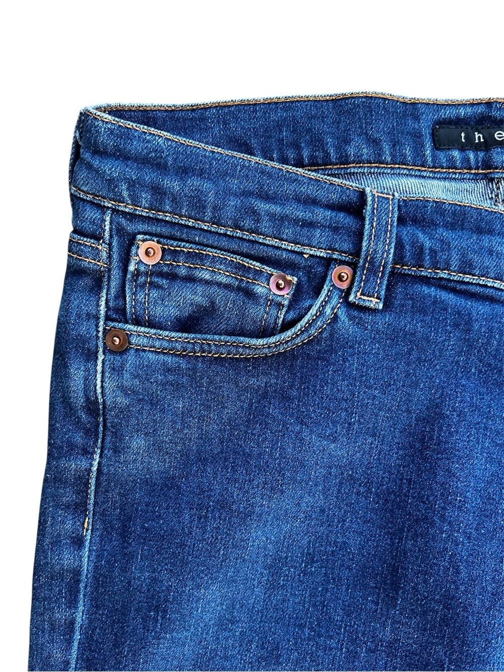 Theory Dark Wash Straight Jeans Women’s Size 8 - Picture 5 of 9